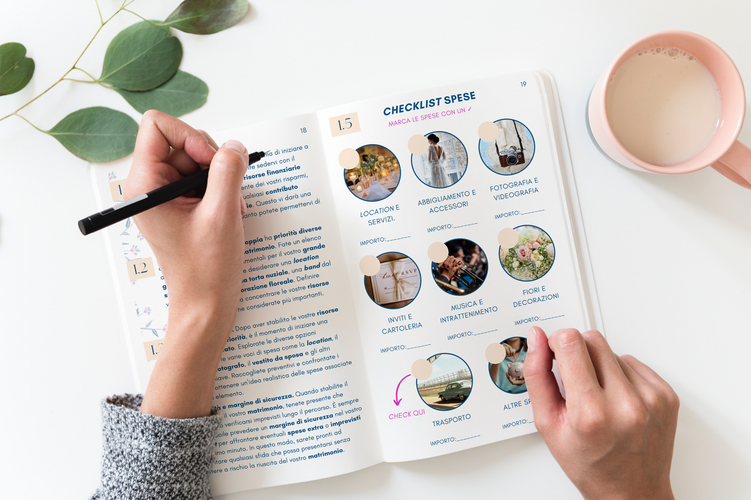 qualcosa di blu mockup